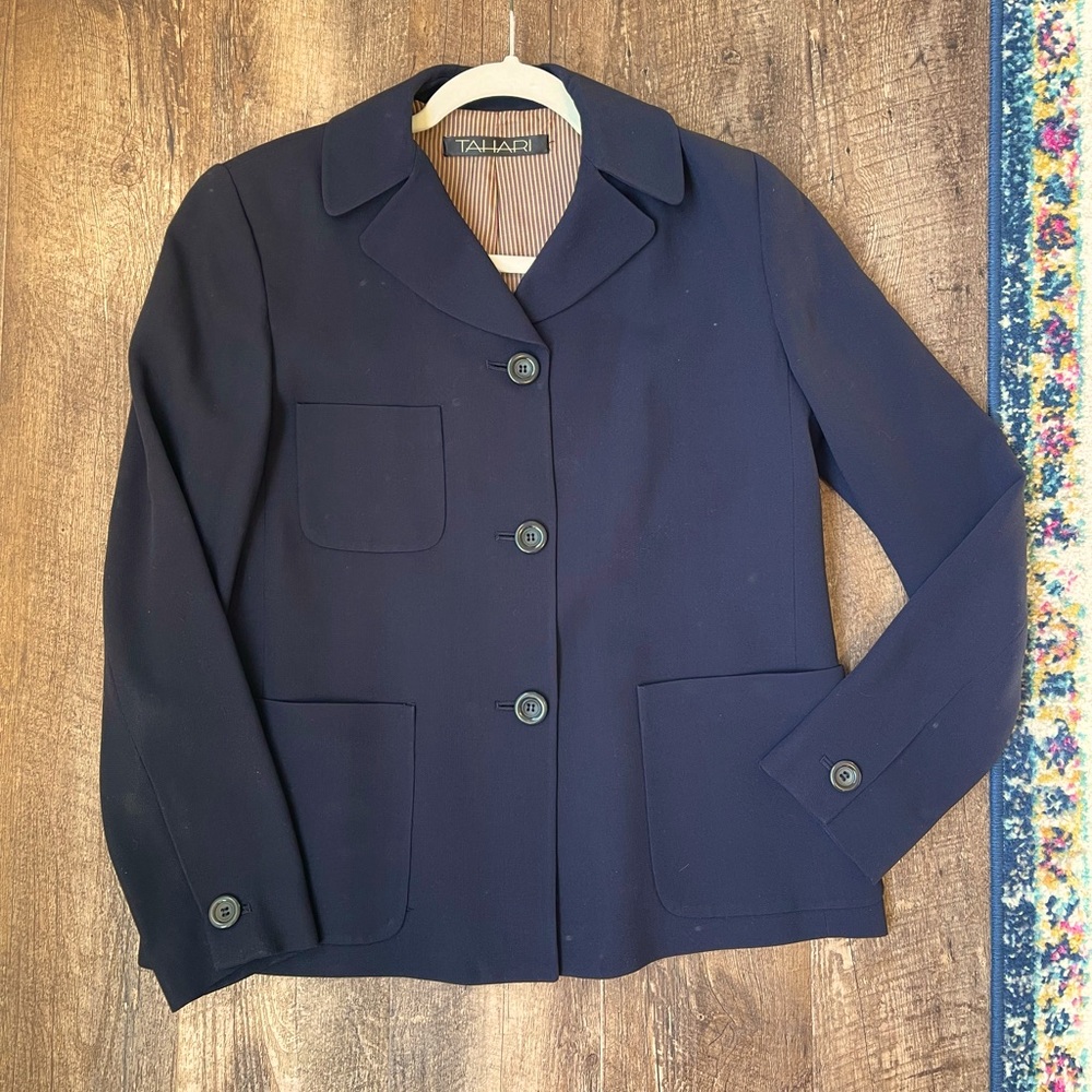 Tahari Cropped Jacket